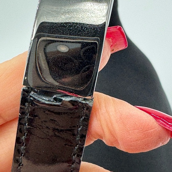 Authentic Gucci Metal Handle Canvas & Leather Shoulder Bag Black - Picture 7 of 16